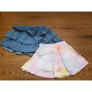2t skirts with attached shorts